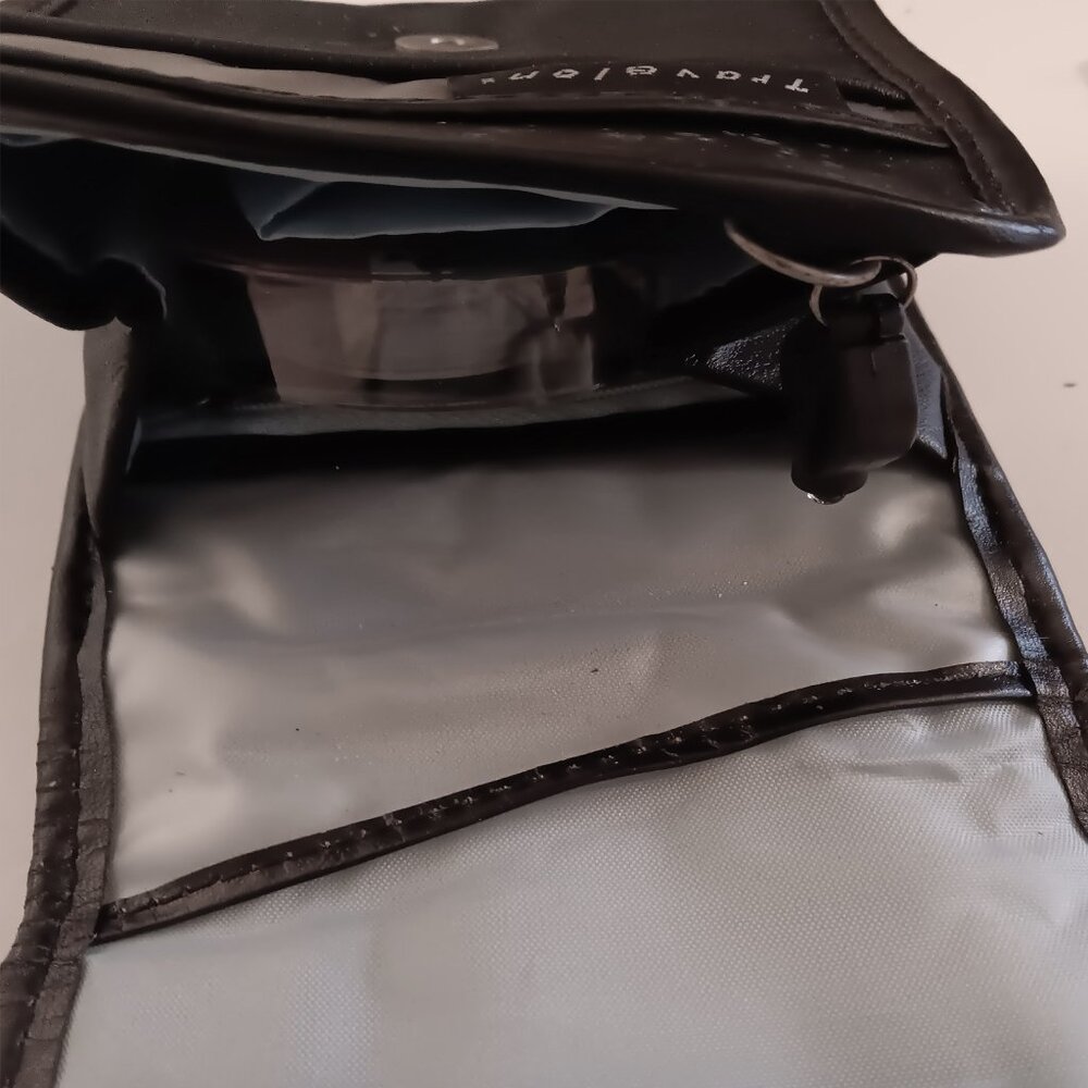 Travellon Black Leather Travel Wallet NWT - Picture 6 of 6